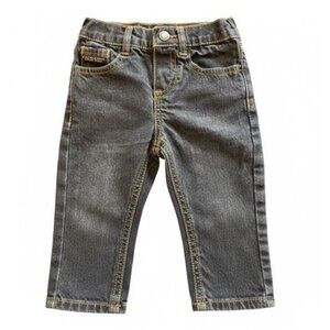 U.S. Polo Assn. Baby Unisex Dark Wash Denim Jeans - Size 12 Months Cotton Blend